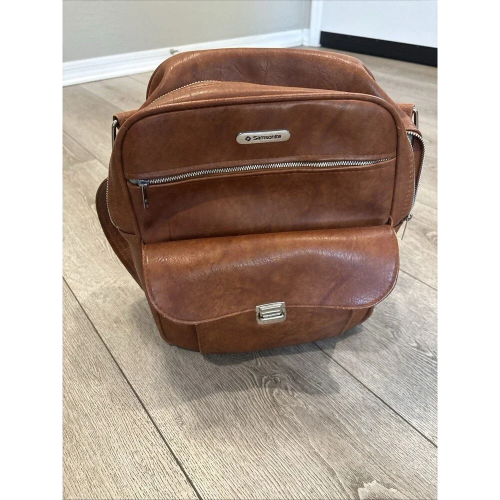 Vintage Samsonite‎ Sonora Shoulder Bag Brown Overnight Carry-On Luggage